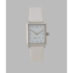 腕時計 MARCELLO SQUARE WHITE F レディース