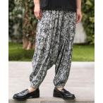 パンツ mp14863-Geometric Rayon Nylon Jogger Pants サルエルジョガーパンツ(S68226cmb) メンズ