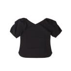 tシャツ volume tuck sleeves pullove cutsew(ボリュームタックスリーブプルオーバー) レディース