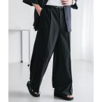  слаксы контакт охлаждающий многофункциональный материалы linen Like one tuck центральный Press широкий распорка легкий брюки мужской женский 