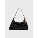 ハンドバッグ ロゴチャームメッシュバッグ