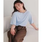 tシャツ 機能性リブカットソーメロートップス レディース