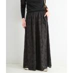 パンツ 「追加5」「WEB限定」手洗い可 / アイレットレイヤーイージーワイドパンツ レディース