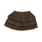 ショッピング森ガール スカート スエードティアードミニスカート/NEO森ガール/インナーパンツ付き