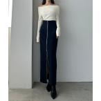 「Louere」 タイトスカート MEDIUM ネイビー レディース