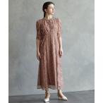 「AIMER」 半袖ワンピース MEDIUM コーラル レディース