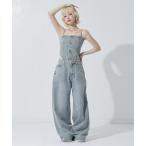 オールインワン ケミカルデニム マ�