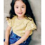 ショッピング服 tシャツ 「WEB限定」ワッフルフリルTシャツ キッズ 子供服 女の子