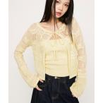 カーディガン CROCHET TOUCH 2P CD クロシェタッチツーピーカーディガン 春服 レディース