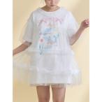 チュニック チュールティアードチュニック