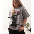 ショッピングスカル tシャツ 硫化天竺 スカルデザイン Tシャツ / Sulfurized Tenjiku Skull Design T-Shirt メンズ レディース