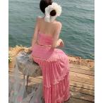 ショッピング水着 水着 ホルターネックビキニ3点セット大人可愛い レディース