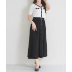 ショッピング新作 ワンピース 2026春夏新作 ラメ配色AラインVネックニットワンピース