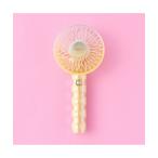 「2026年モデル」フレ ハンディファン ジェルキルト 携帯扇風機 5段階風量調整 充電池 USB充電 Type-C 対応