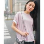 tシャツ スラブ天竺カットソー半袖 レディース