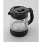 電気ケトルガラス 転倒流水防止1.0L BK