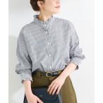 ブラウス シャツ 「追加7」「WEB限定」手洗い可 / スタンドフリルブラウス レディース