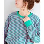 tシャツ 「追加7」「WEB限定」ウォッシャブル / ボーダーロンTEE レディース