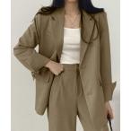 [Miniministore] брючный костюм M темный бежевый женский 