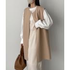 「Louere」 ベスト SMALL ベージュ レディース