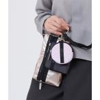 ポーチ MULTI POUCH WRISTLET ブラック/ローズゴールドシャイン/ピンク レディース