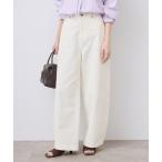 ジーンズ デニム デニムパンツ 「WEB限定/追加」LE DENIM カーブバギーデニムパンツ レディース