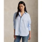 ブラウス シャツ オーバーサイズ フィット コットン シャツ レディース