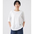 tシャツ 「ウォッシャブル」タイガーパッチコットンカットソー レディース