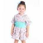 ショッピングセラフ 浴衣 浴衣風甚平 キッズ 子供 女の子