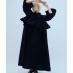 ショッピングシャツワンピース ワンピース ペプラムシャツワンピース