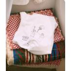 tシャツ 「Angie La La for SALON」コラボプリントTEE レディース