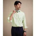 シャツ ハイブリッド リネン 七分袖シャツ メンズ