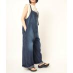 サロペット オーバーオール O0757 ZIP UPワークオーバーオール レディース