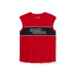 ショッピングハーレーダビッドソン タンクトップ ノースリーブ Screamin' Eagle(R)ドロップH ノースリーブ・トップ レディース