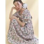 ワンピース flowerプリーツワンピース