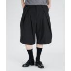  слаксы Cross tuck wide shorts / Cross tuck широкий шорты мужской женский 