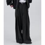  широкий брюки слаксы Cross tuck wide straight slacks / Cross tuck широкий распорка слаксы мужской женский 