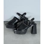 サンダル ガラソールチャンキーサンダル(