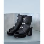 ショッピングサンダル サンダル 「4サイズ展開！一部WEB限定」メタルチャイナパーツブーサン レディース