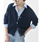 「SHIPS any」 ニットカーディガン ONE SIZE ネイビー レディース