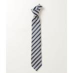 [EDIFICE] полоса рисунок галстук - темно-синий мужской 