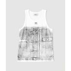 タンクトップ DAIRIKU / ダイリク ”Matt”Transfer Print Fancy Dobby Tag Tank Top メンズ
