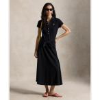 ショッピングラルフ ワンピース タイフロント メッシュ ポロ ドレス