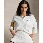 ポロシャツ ポロ テリー ロングスリーブ ポロシャツ レディース
