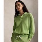 ポロシャツ ポロ ライトウェイト フリース ロングスリーブ ポロ レディース