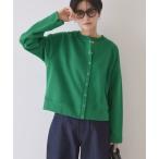 カーディガン リングドットボタンカーディガン レディース