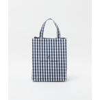 トートバッグ ギンガムチェック ロゴ ランチバッグ レディース メンズ