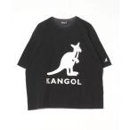 [KANGOL] короткий рукав футболка FREE черный мужской 