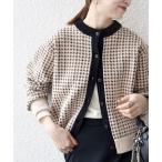 「SHIPS any」 ニットカーディガン ONE SIZE ベージュ レディース