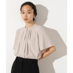 「N.（N. Natural Beauty Basic）」 半袖ブラウス MEDIUM ライトベージュ レディース